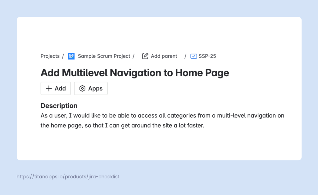 Story Point in Jira - Example