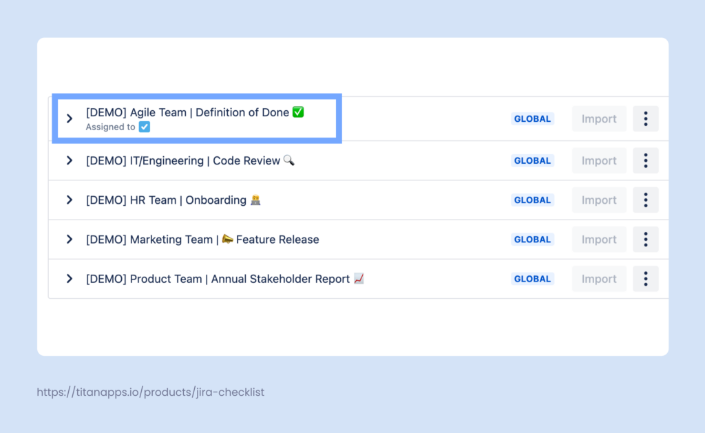 Definition of Done in Jira