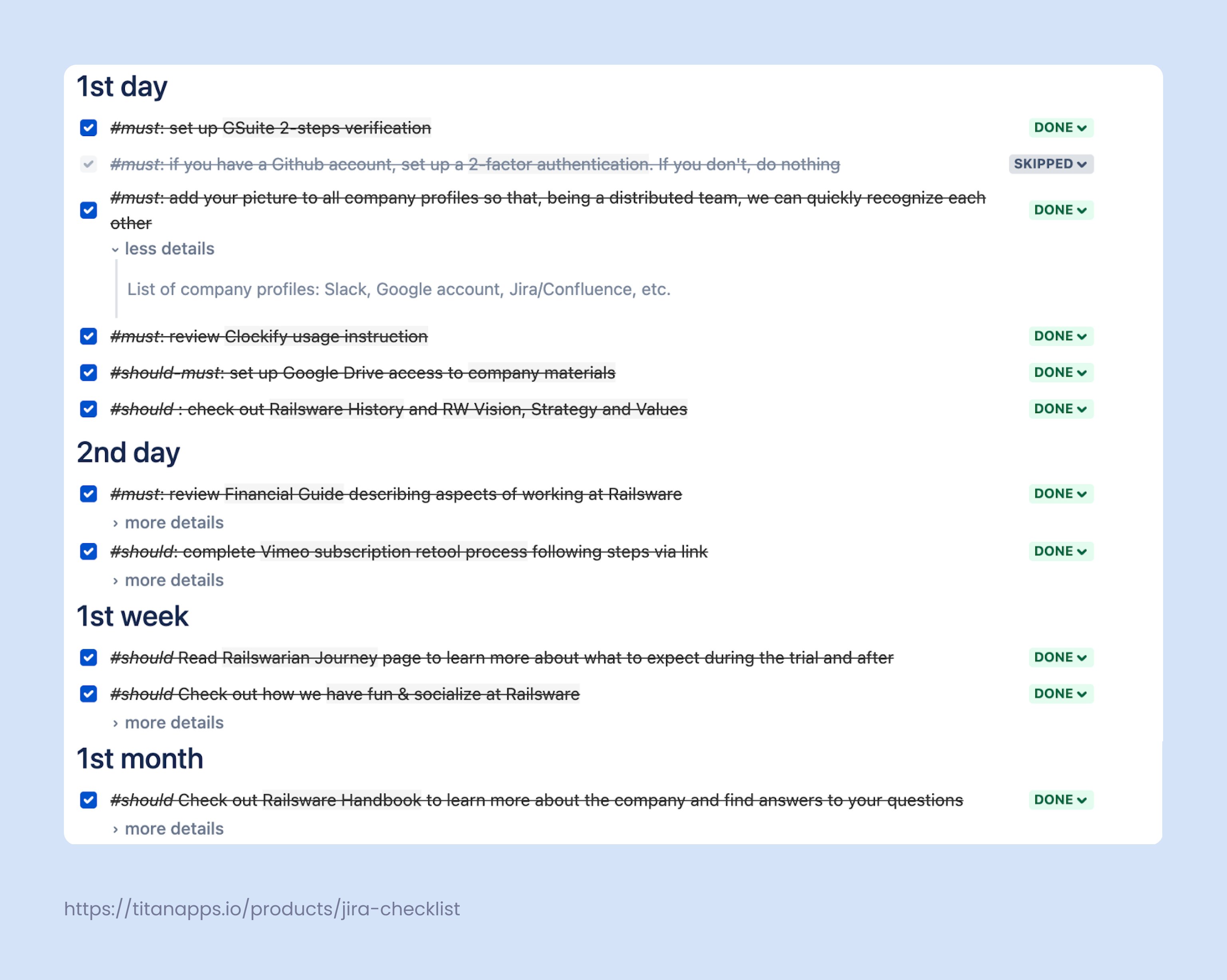 How To Use A Project As A Template In Jira? | Smart Checklist Blog