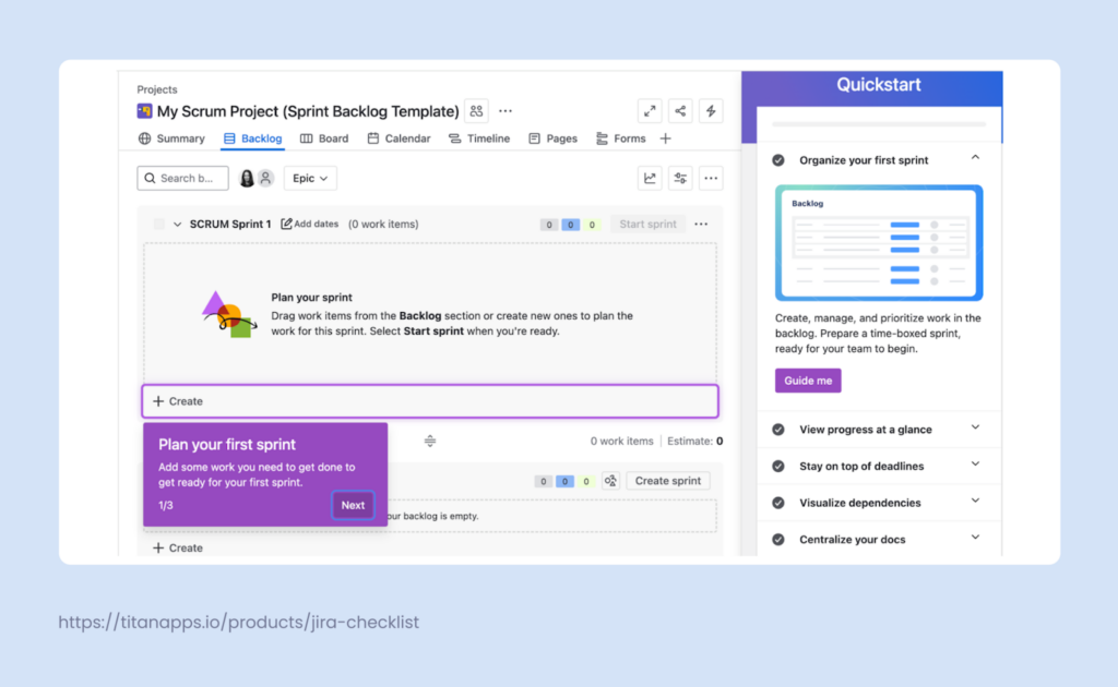 6. Jira Sprint Planning
