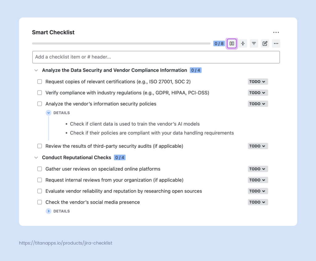 3 Vendor risk assessment template - Smart Checklist