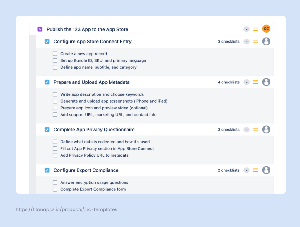 4 Epic template with child items - Smart Templates