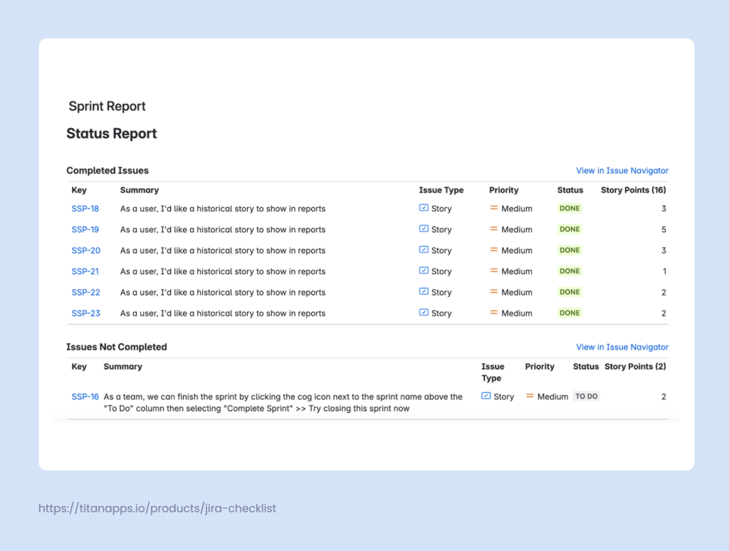 5. Use Reports to View Previous Sprints in Jira - Velocity Chart