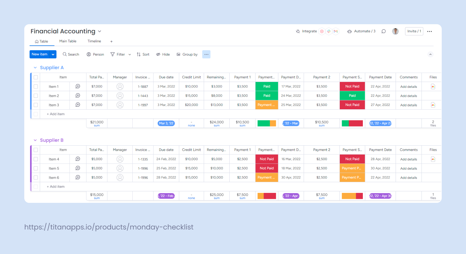 Accounting Templates Capabilities and Compatibility