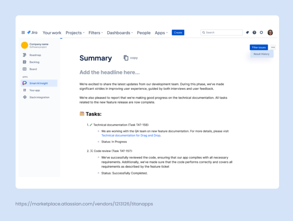 Smart AI Release Notes - example