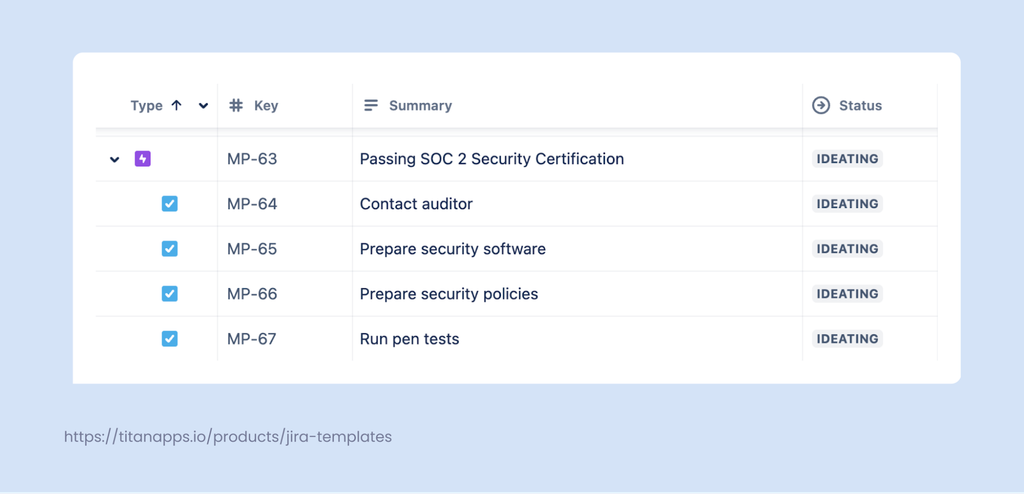 20 - Epic with multiple audit tasks for bulk cloning