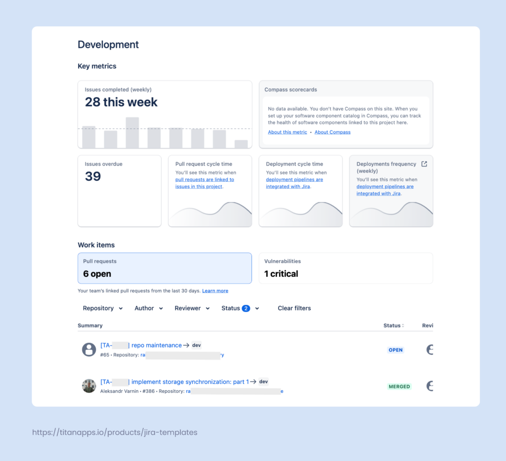 Git and Jira integration - Create a Branch - A Native Development Dashboard