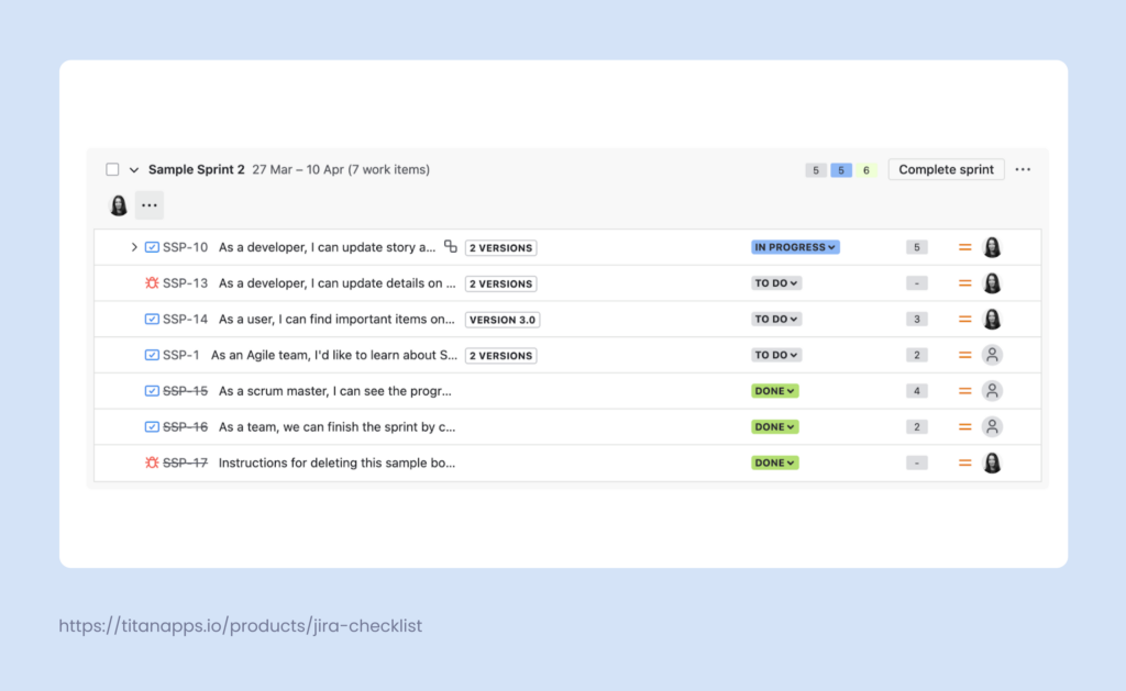 Agile Jira - Backlogs