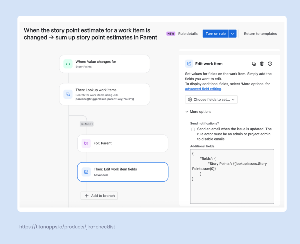 Jira Automation - rule example 7