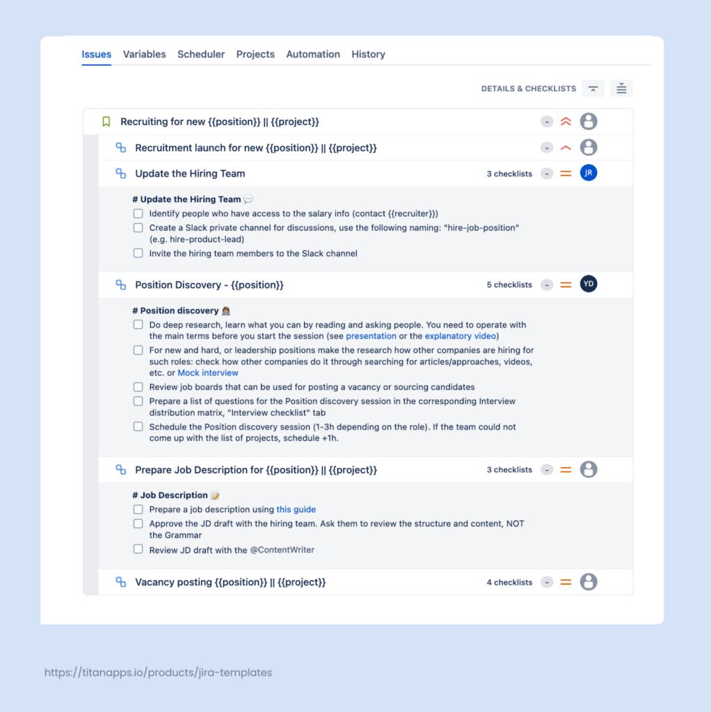 6. Auto-create work items from Smart Templates