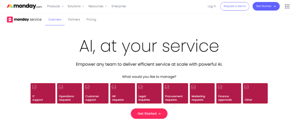 Best Change Management Tools - monday service