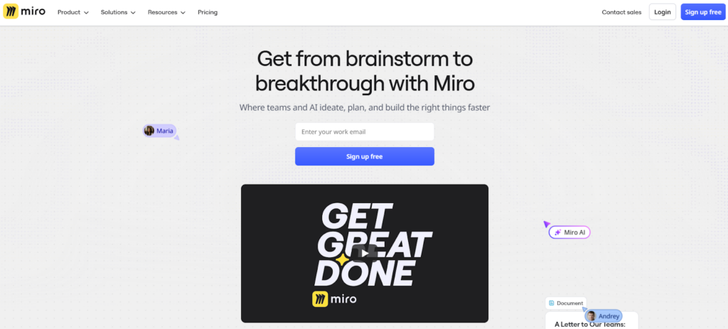 Best Change Management Tools - Miro