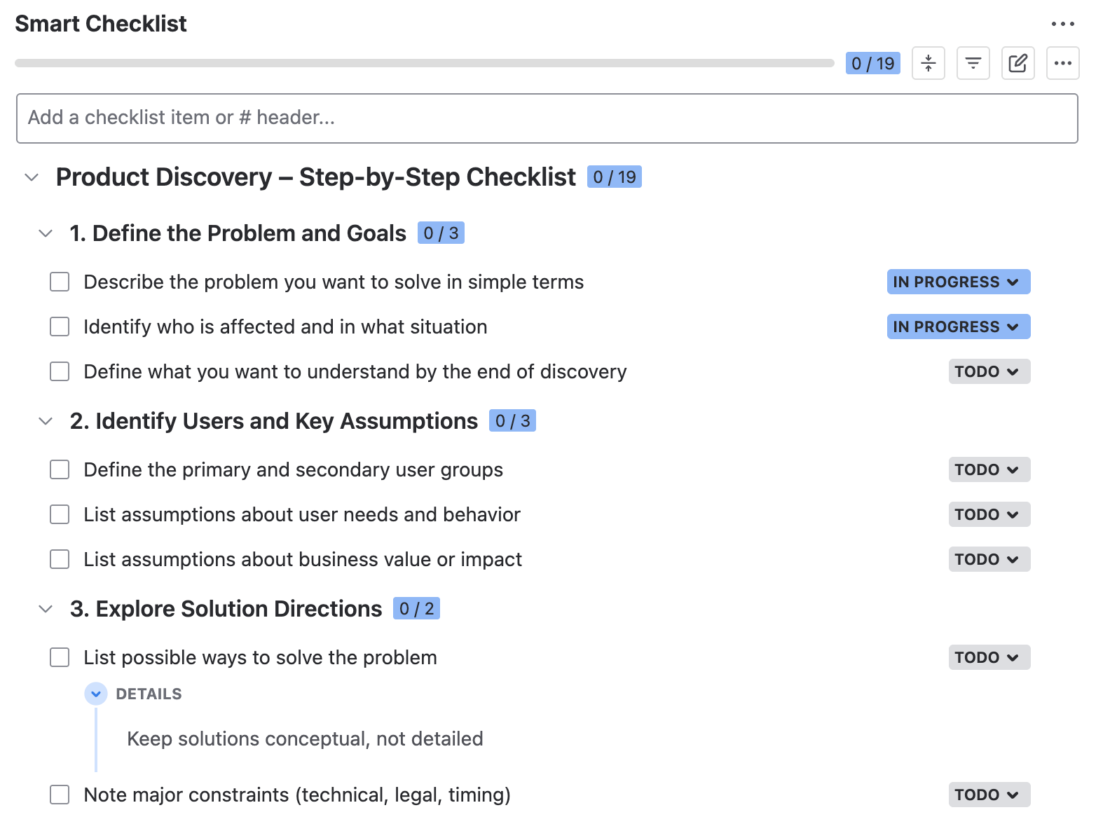A Free Product Discovery Template - Step-by-Step Checklist