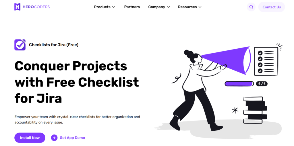 4. Best Agile checklist tools - Checklist for Jira (HeroCoders)