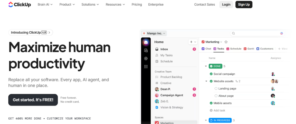 5. Best Agile checklist tools - ClickUp