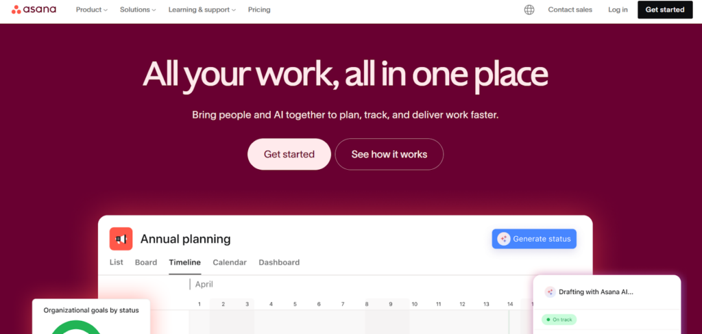 6. Best Agile checklist tools - Asana