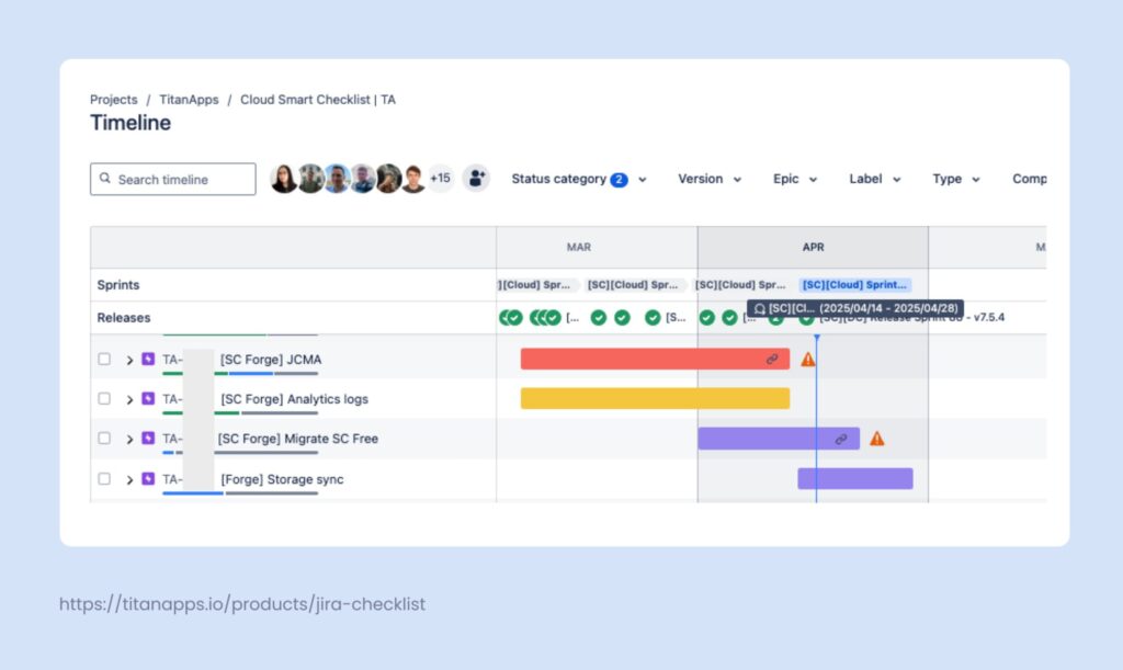 4 - jira-issue-tracking-timeline-view