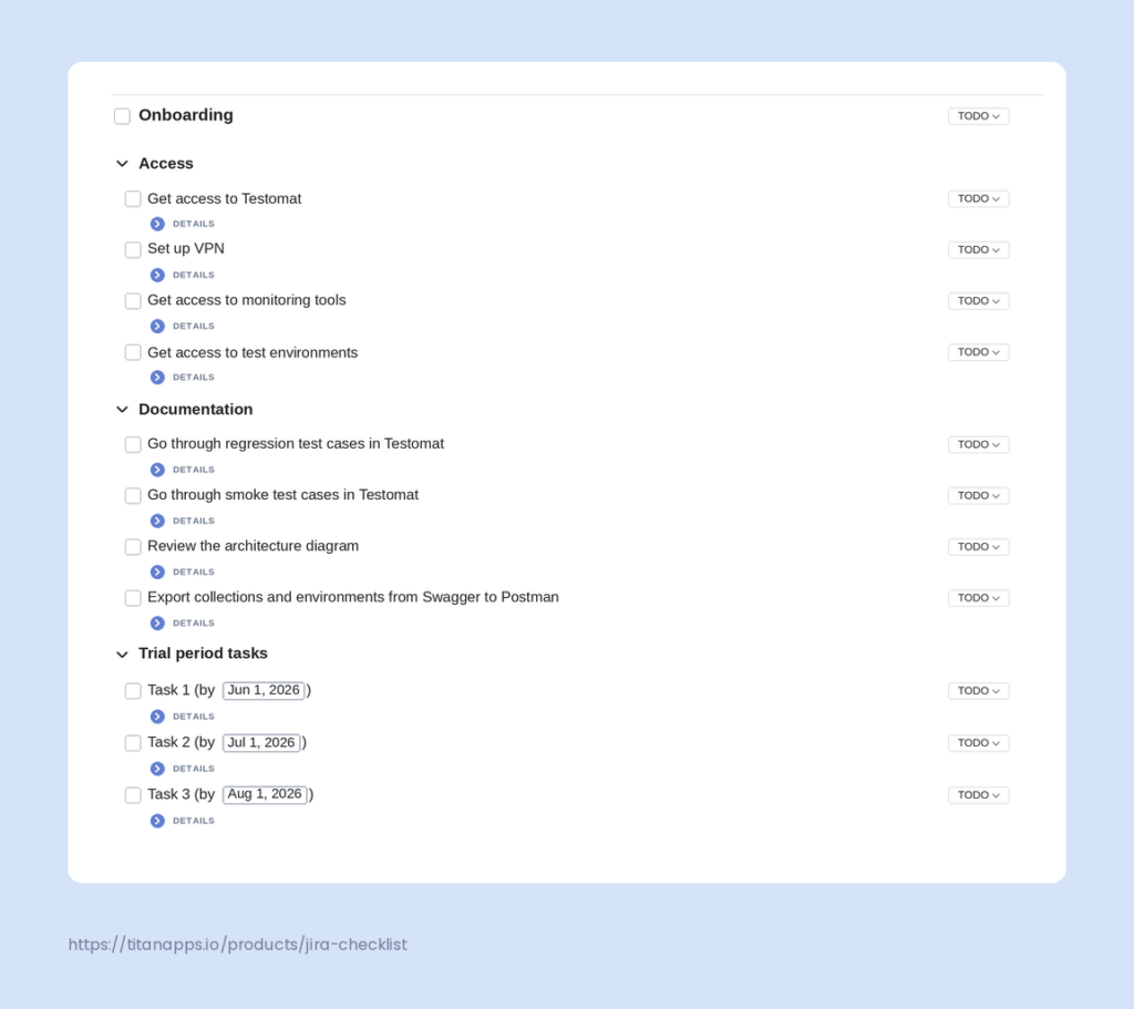 13 - QA onboarding checklist