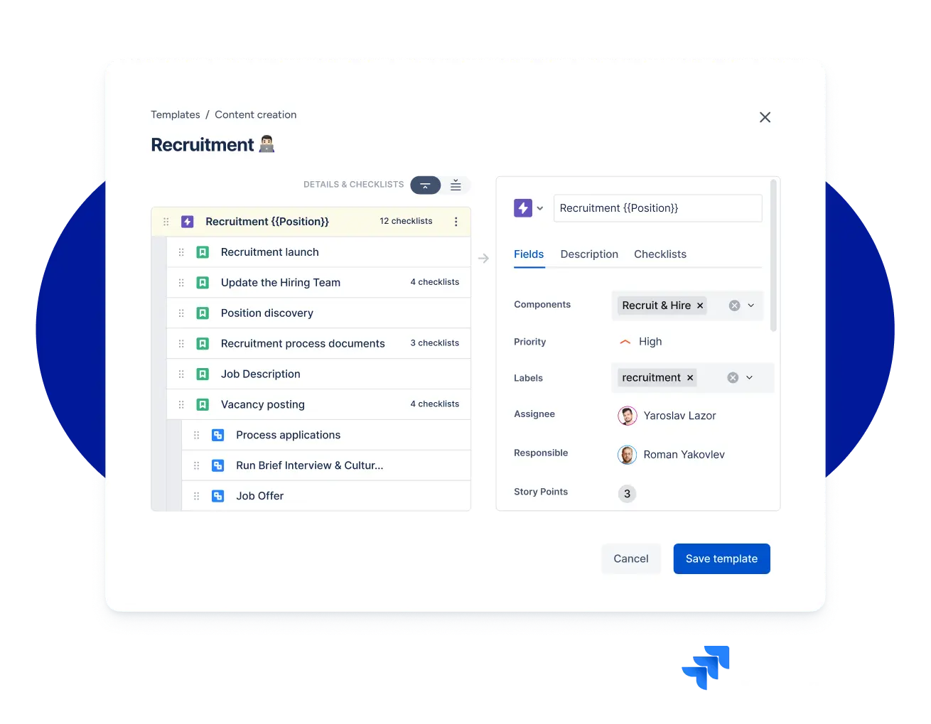 <b>Smart Templates</b><br> for Jira