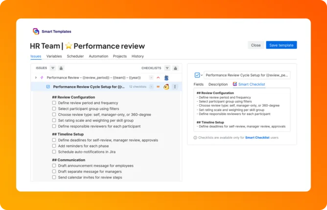 Performance reviews